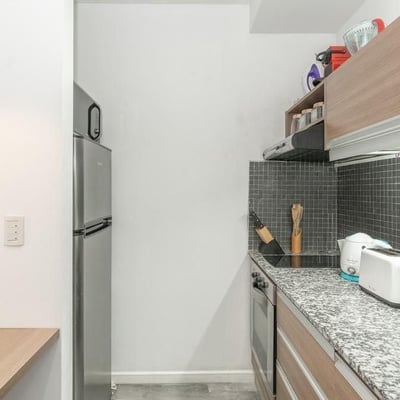 Rent of a bright modern 2-room apartment with a balcony, Palermo Hollywood, Buenos Aires, Argentina